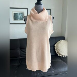 ASTR Cowl Neck Sleeveless Sweater Tunic